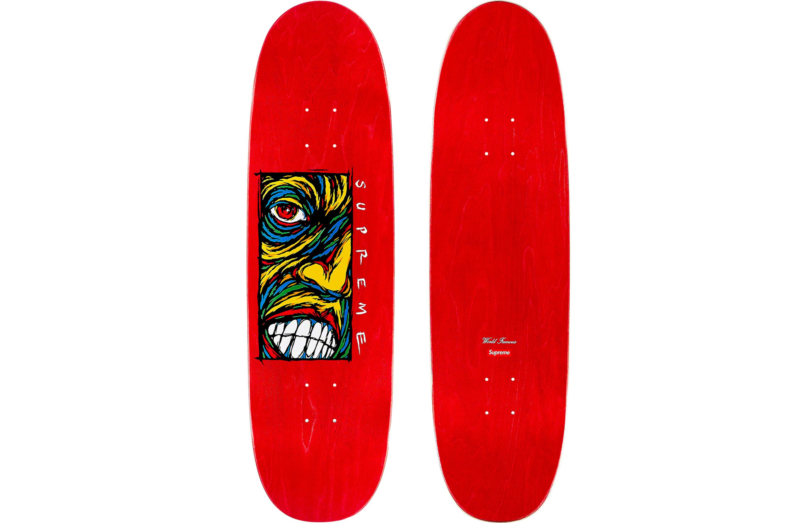 DISTURBED SKATEBOARD DECK 'RED' – HUNT THE HYPE