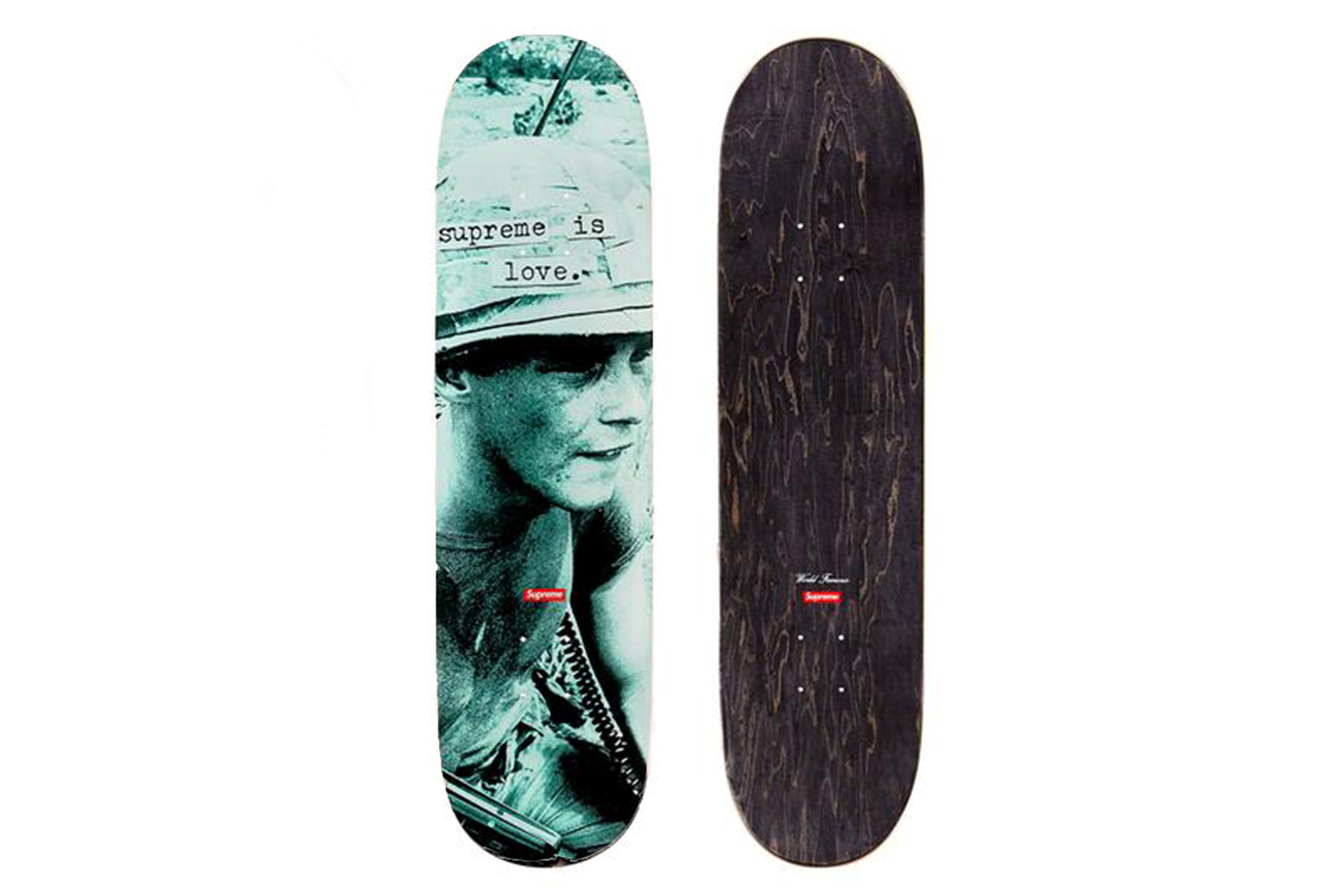 Supreme Disturbed Skateboard Deck Red for Women