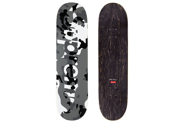 CAMO LOGO SKATEBOARD DECK 'SNOW CAMO'