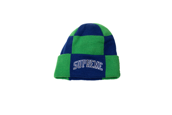 CHECKERBOARD BEANIE 'GREEN'