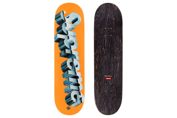 CHROME LOGO SKATEBOARD DECK 'ORANGE'